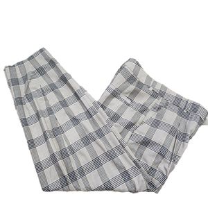 Zara Taper Plaid Pants Size Small
